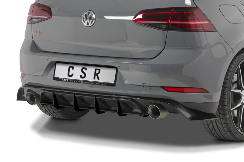 Difusor trasero CSR Automotive para VW Golf 7 (Tipo AU) GTI TCR HA311-L Sin logotipo CSR 1