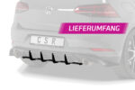 Difusor trasero CSR Automotive para VW Golf 7 (Tipo AU) GTI TCR HA311-L Sin logotipo CSR 5