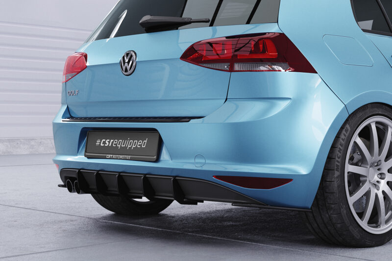 Difusor trasero CSR Automotive para VW Golf 7 (tipo AU) HA312-L Sin logotipo CSR 3