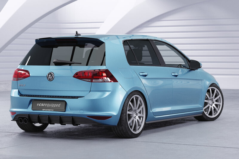 Difusor trasero CSR Automotive para VW Golf 7 (tipo AU) HA312-L Sin logotipo CSR 4