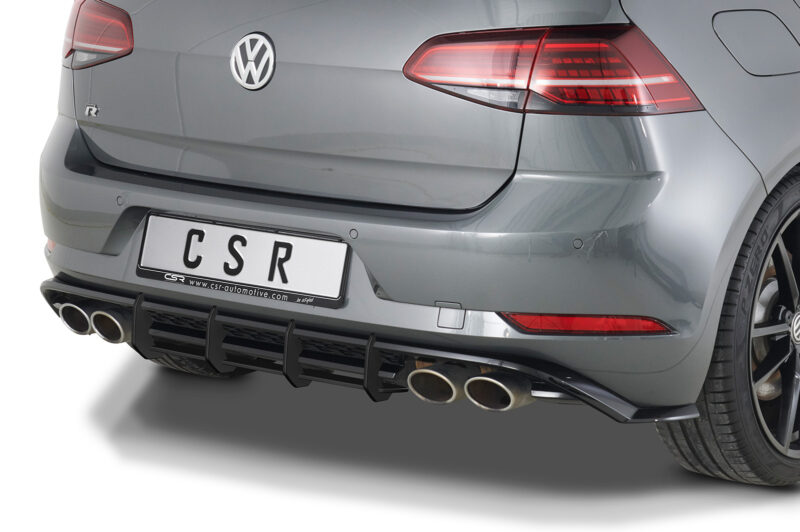 Difusor trasero CSR Automotive para VW Golf 7 (Tipo AU) R HA313-L Sin logotipo CSR 1