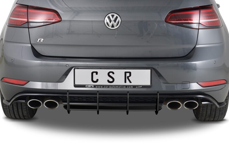 Difusor trasero CSR Automotive para VW Golf 7 (Tipo AU) R HA313-L Sin logotipo CSR 3