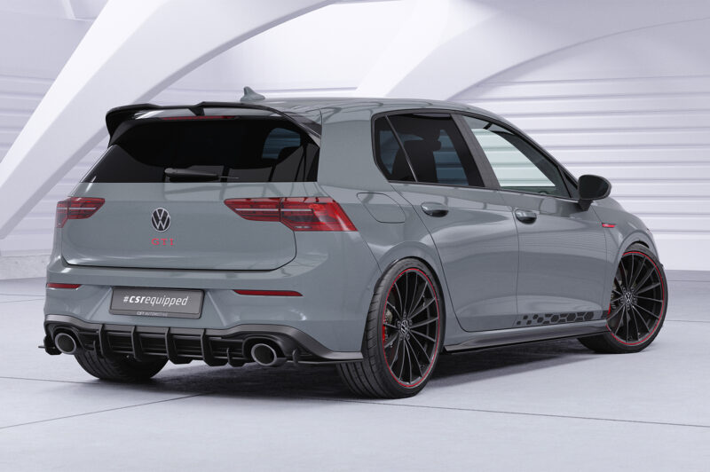 Difusor trasero CSR Automotive para VW Golf 8 (tipo CD) GTI Clubsport HA316-L Sin logotipo CSR 4