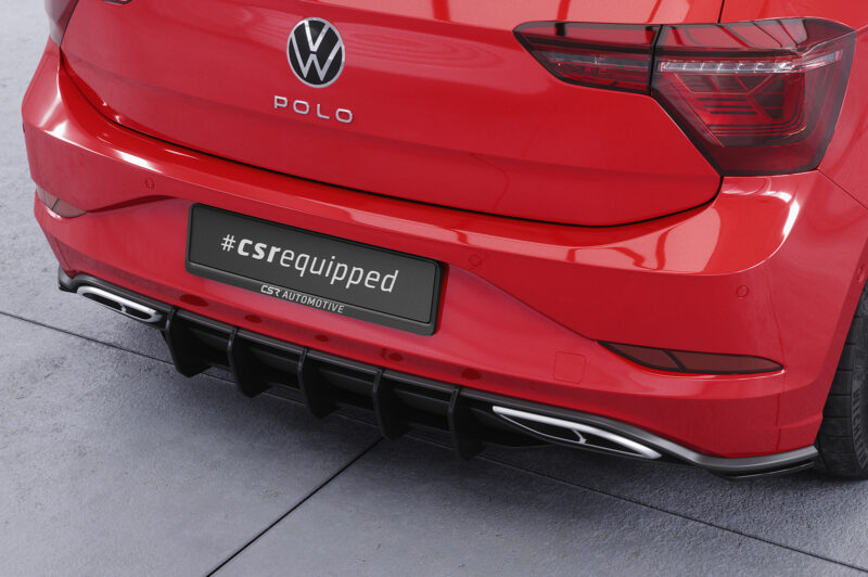 Difusor trasero CSR Automotive para VW Polo 6 2G (Tipo AW) R-Line HA317-L Sin logotipo CSR 2
