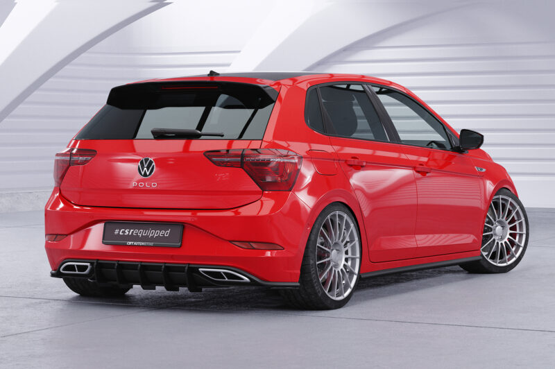 Difusor trasero CSR Automotive para VW Polo 6 2G (Tipo AW) R-Line HA317-L Sin logotipo CSR 4