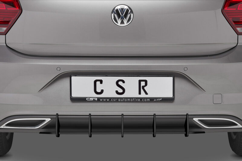Difusor trasero CSR Automotive para VW Polo 6 2G (Tipo AW) R-Line HA318-L Sin logotipo CSR 3