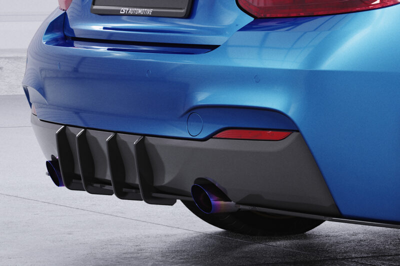 Difusor trasero CSR Automotive para BMW Serie 2 F22/F23 Paquete M HA320-L Sin logotipo CSR 3