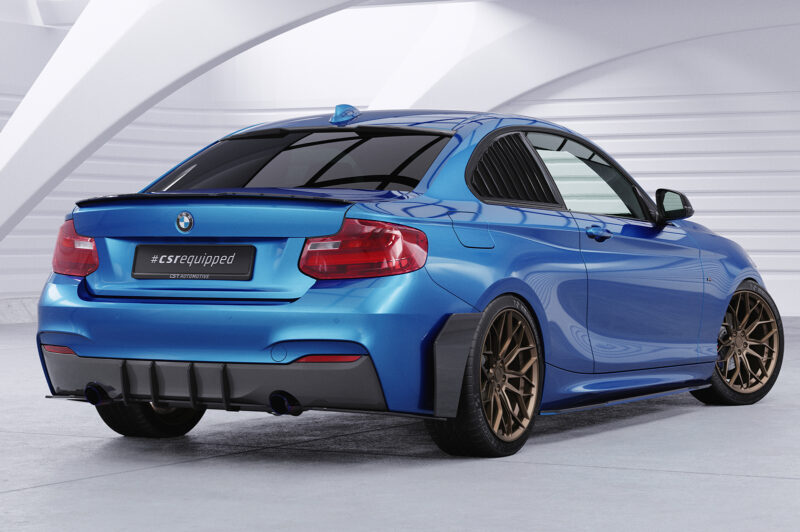 Difusor trasero CSR Automotive para BMW Serie 2 F22/F23 Paquete M HA320-L Sin logotipo CSR 4