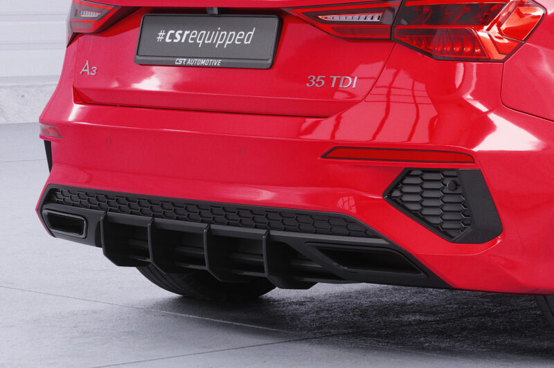 Difusor trasero CSR Automotive para Audi A3 8Y S-Line HA327-L Sin logotipo CSR 3