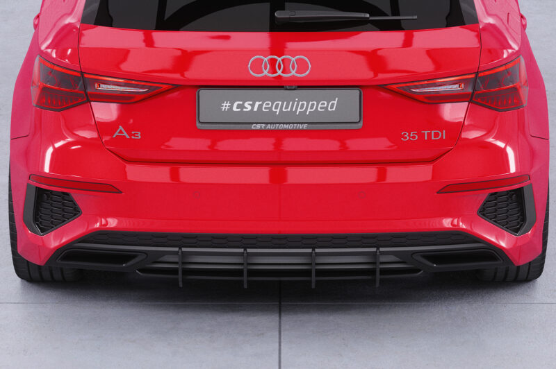 Difusor trasero CSR Automotive para Audi A3 8Y S-Line HA327-L Sin logotipo CSR 5
