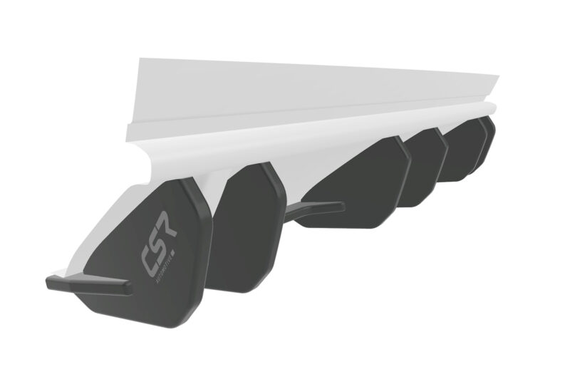 Difusor trasero CSR Automotive para VW Golf 7 (Tipo AU) R HA355-B Con logotipo CSR 1