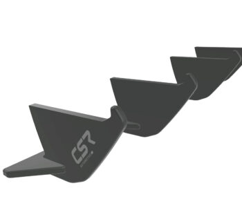 Difusor trasero CSR Automotive para VW Golf 7 (Tipo AU) Variante HA357-B Con logotipo CSR 1