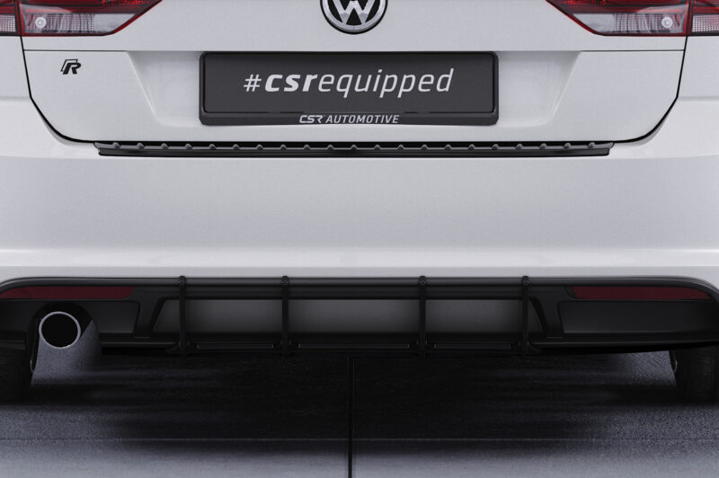 Difusor trasero CSR Automotive para VW Golf 7 (Tipo AU) GTD Variant HA358-L Sin logotipo CSR 5