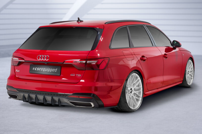 Difusor trasero CSR Automotive para Audi A4 B9 (Tipo 8W) Avant S-Line HA366-L Sin logotipo CSR 2