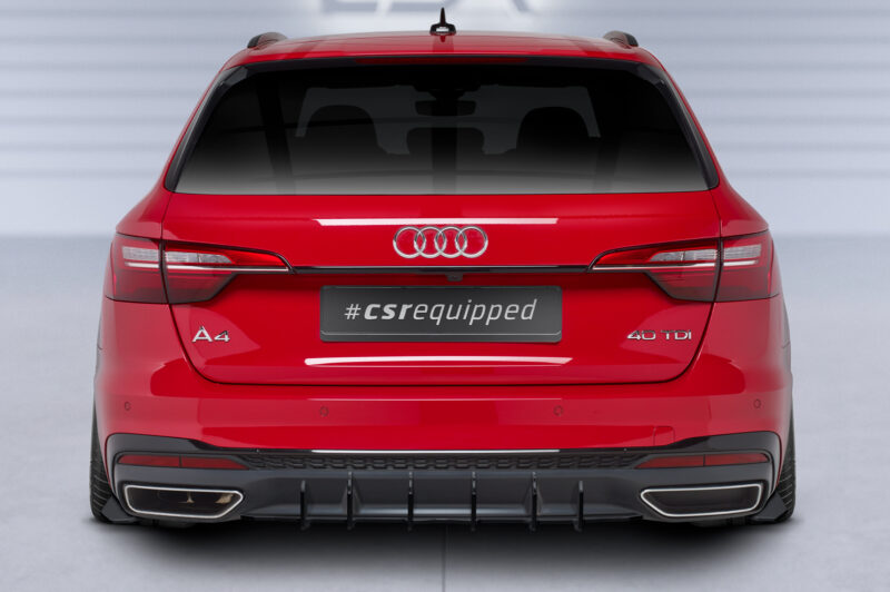 Difusor trasero CSR Automotive para Audi A4 B9 (Tipo 8W) Avant S-Line HA366-L Sin logotipo CSR 4