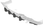 Difusor trasero CSR Automotive para BMW Serie 3 E92/E93 paquete M HA368-L Sin logotipo CSR 2