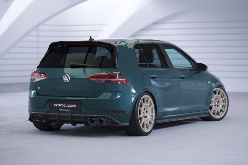Difusor trasero CSR Automotive para VW Golf 7 (Tipo AU) R HA373 Sin logotipo CSR 2