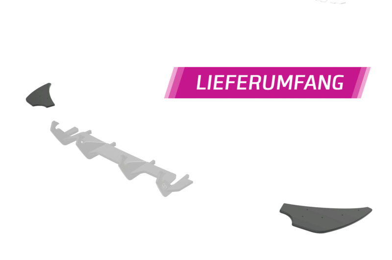 Difusor trasero CSR Automotive para VW Golf 7 (Tipo AU) R HA396 Sin logotipo CSR 4