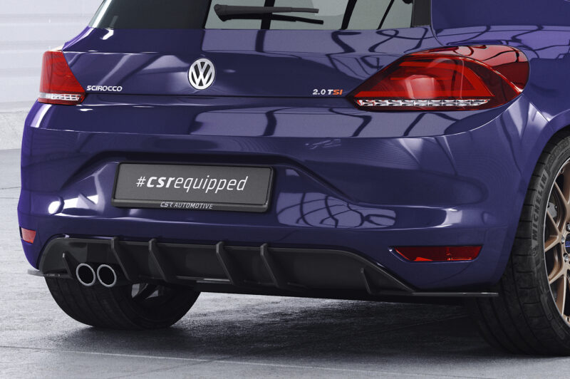 Difusor trasero CSR Automotive para VW Scirocco 3 HA398 Sin logotipo CSR 3