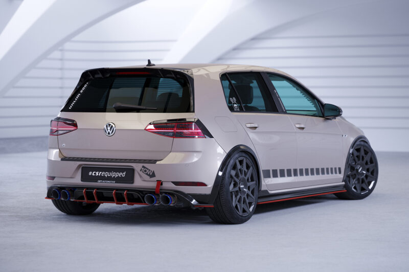 Difusor trasero CSR Automotive para VW Golf 7 (Tipo AU) R HA411 Sin logotipo CSR 2