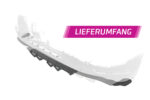 Difusor trasero CSR Automotive para VW Golf 7 (Tipo AU) R HA411 Sin logotipo CSR 5