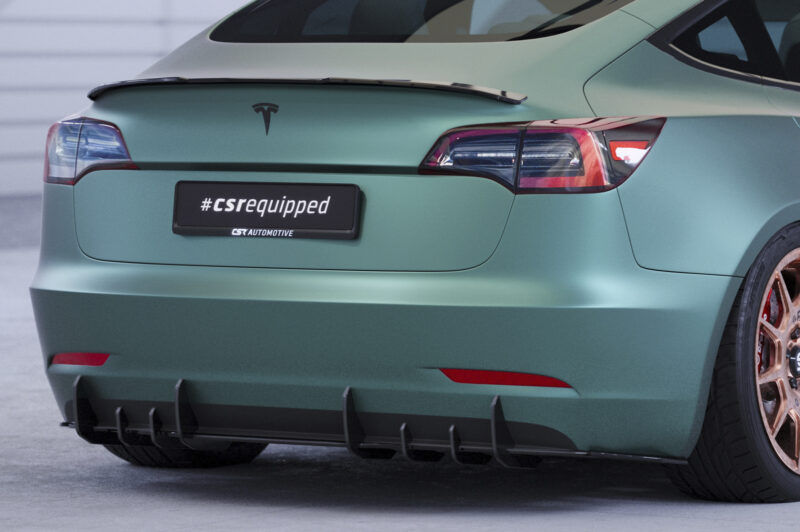 Difusor trasero CSR Automotive para Tesla Model 3 HA412-L Sin logotipo CSR 2