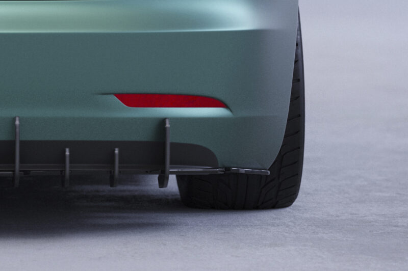 Difusor trasero CSR Automotive para Tesla Model 3 HA413-L Sin logotipo CSR 4
