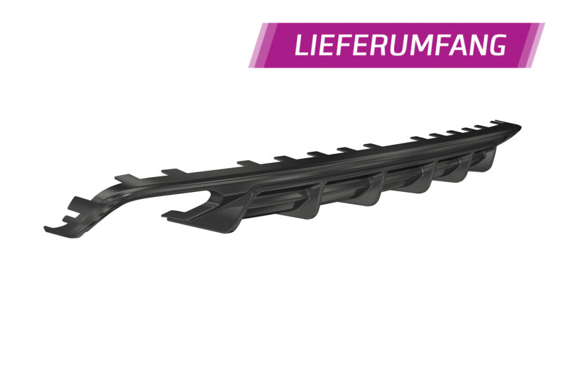 Difusor trasero CSR Automotive  para Audi A4 B8 (Tipo 8K) HA418-S Negro Mate 5