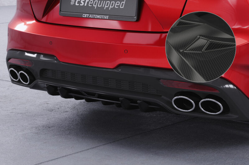 Difusor trasero CSR Automotive  para Kia Stinger GT HA430-C Carbon Look 1