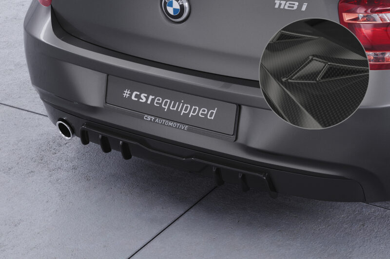 Difusor trasero CSR Automotive  para BMW Serie 1 F20/F21 HA433-C Carbon Look 1