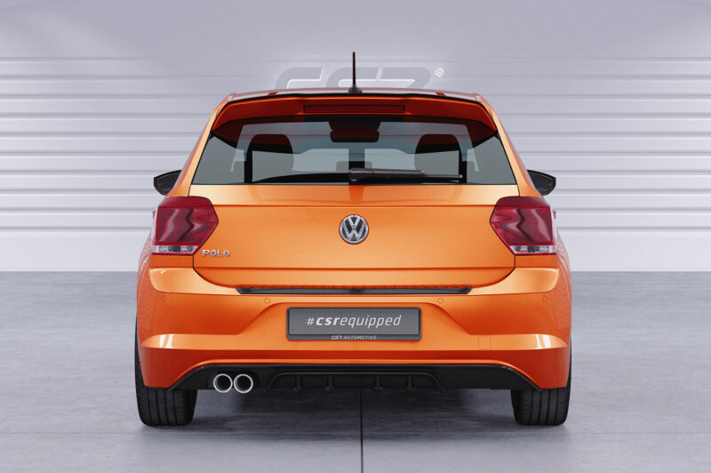 Difusor trasero CSR Automotive  para VW Polo 6 2G (Tipo AW) GTI HA442-S Negro Mate 6