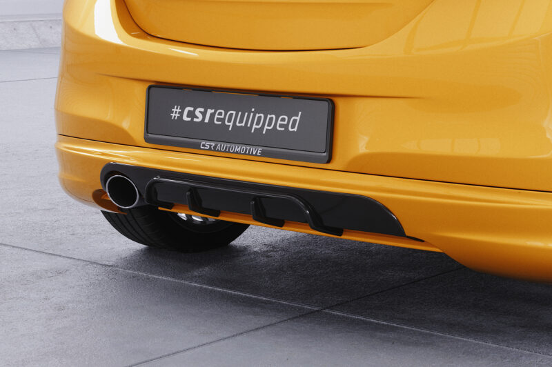 Difusor trasero CSR Automotive  para Opel Corsa E GSI HA446-S Negro Mate 2