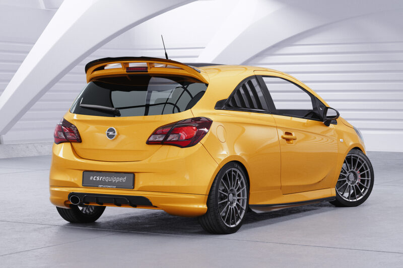 Difusor trasero CSR Automotive  para Opel Corsa E GSI HA446-S Negro Mate 4