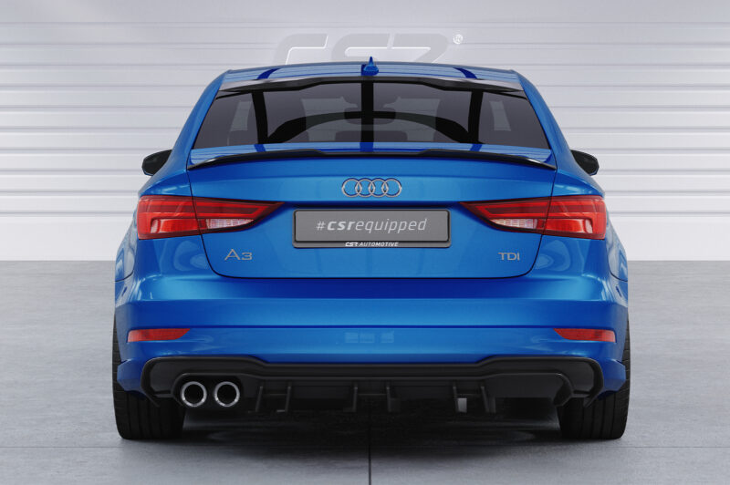 Difusor trasero CSR Automotive  para Audi A3 8V S-Line Limo/Cabrio HA448-S Negro Mate 6