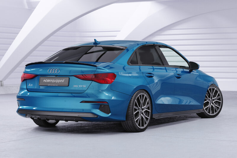 Difusor trasero CSR Automotive  para Audi A3 8Y HA449-S Negro Mate 4
