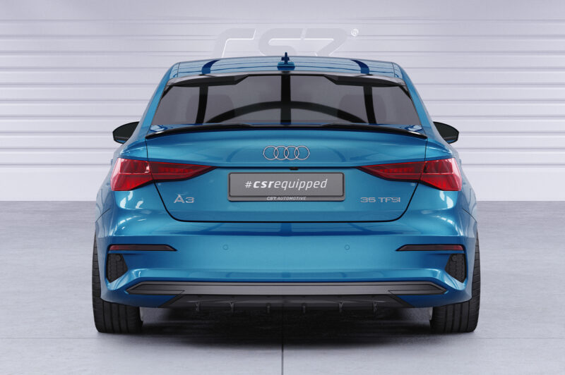 Difusor trasero CSR Automotive  para Audi A3 8Y HA449-S Negro Mate 6