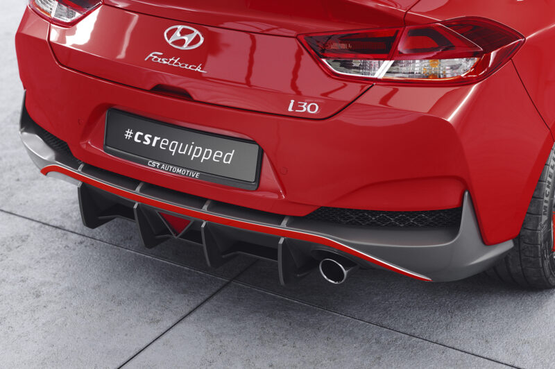 Difusor trasero CSR Automotive para Hyundai I30 (PD) Fastback N HA452-L Sin logotipo CSR 1