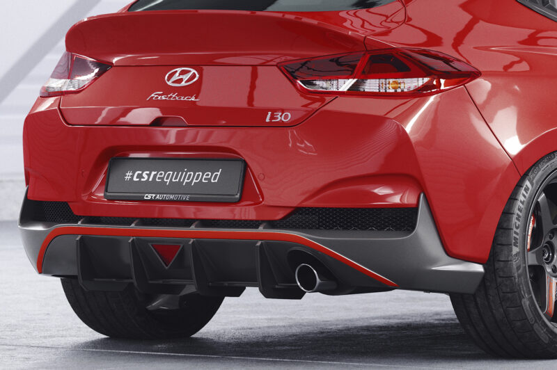Difusor trasero CSR Automotive para Hyundai I30 (PD) Fastback N HA452-L Sin logotipo CSR 3