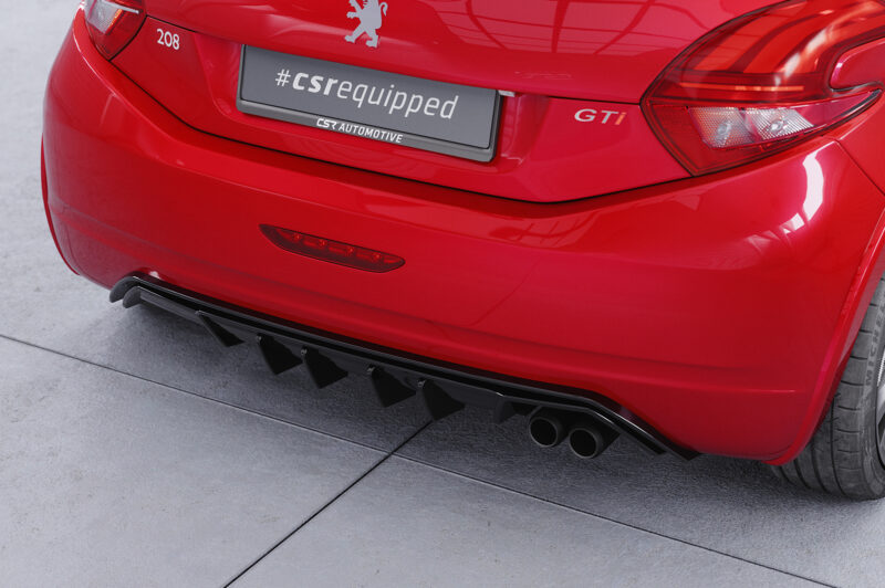 Difusor trasero CSR Automotive  para Peugeot 208 GTi HA456-S Negro Mate 2
