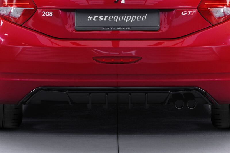 Difusor trasero CSR Automotive  para Peugeot 208 GTi HA456-S Negro Mate 5