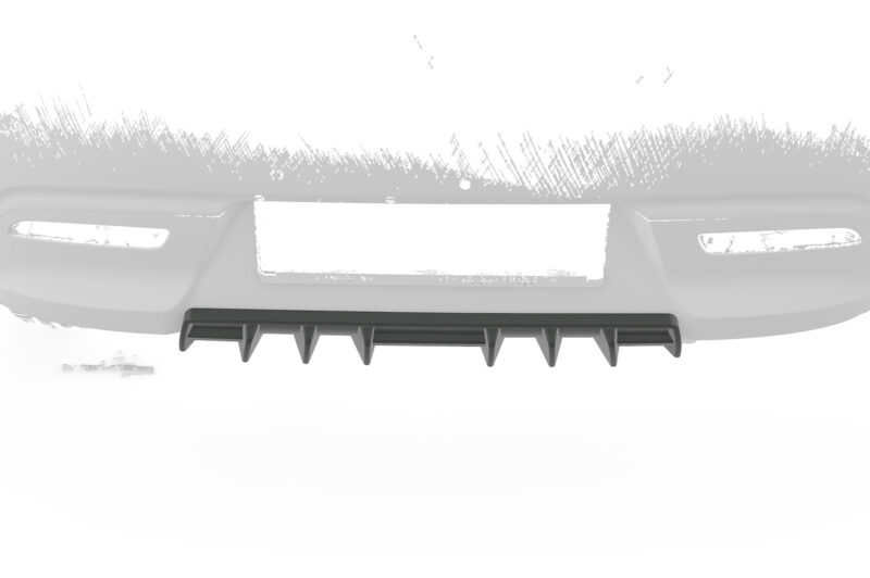 Difusor trasero CSR Automotive  para Kia Rio 4 (YB) HA458-S Negro Mate 4
