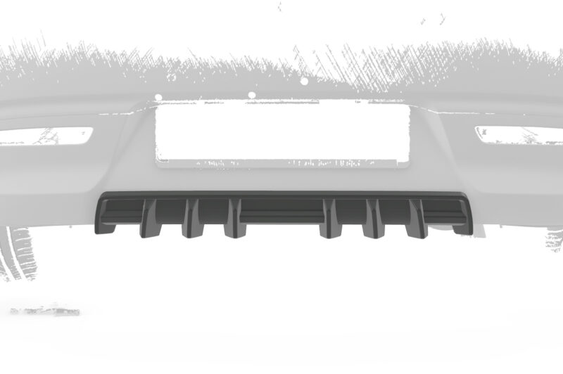 Difusor trasero CSR Automotive  para Kia Rio 4 (YB) HA458-S Negro Mate 5