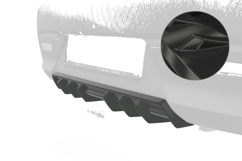Difusor trasero CSR Automotive  para Kia Rio 4 (YB) HA458-C Carbon Look 1