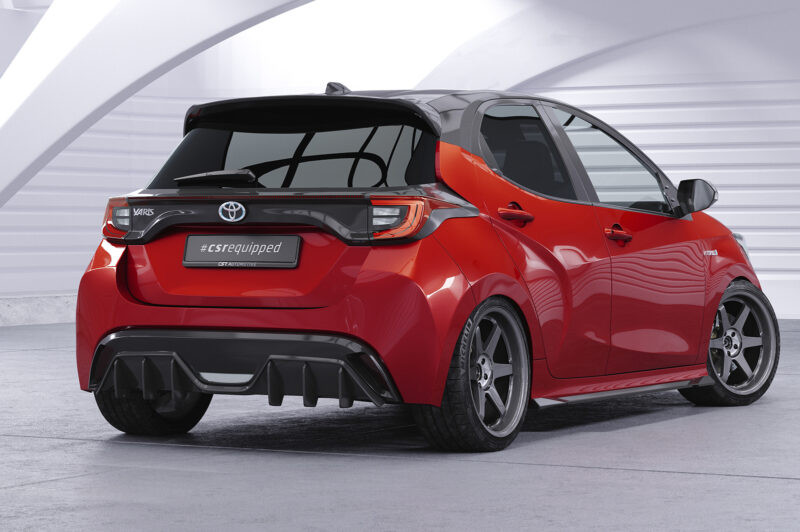Difusor trasero CSR Automotive  para Toyota Yaris 4 (XP21) HA459-S Negro Mate 4