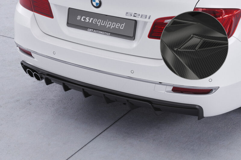 Difusor trasero CSR Automotive  para BMW Serie 5 (F10/F11) HA461-C Carbon Look 1