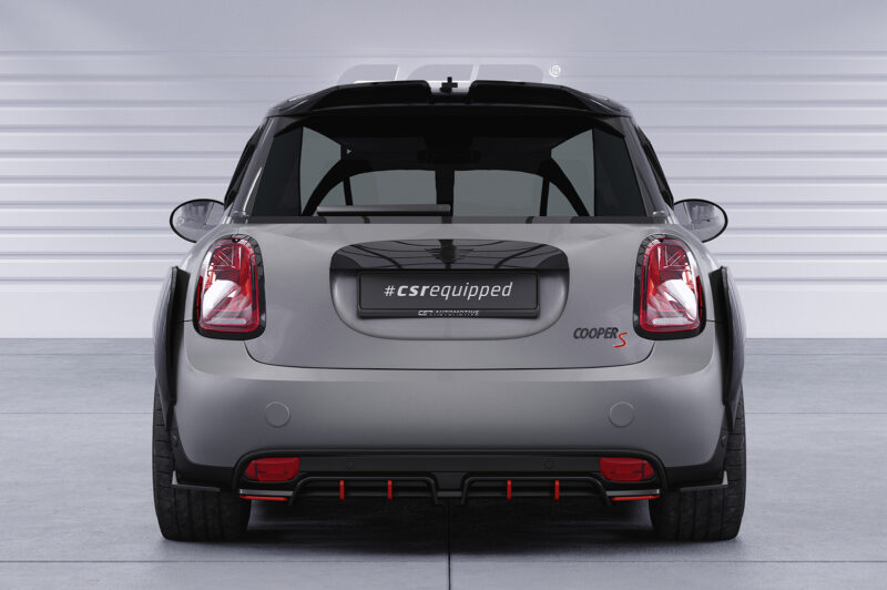Difusor trasero CSR Automotive  para Mini F56 Cooper SE HA463-S Negro Mate 6