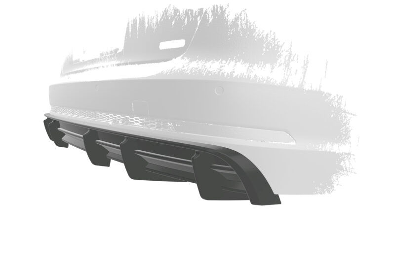 Difusor trasero CSR Automotive  para Audi A4 B9 (Tipo 8W) HA469-S Negro Mate 2