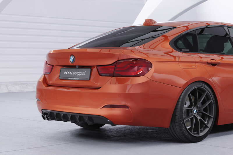Difusor trasero CSR Automotive  para BMW Serie 4 (F36) Gran Coupé HA479-S Negro Mate 3