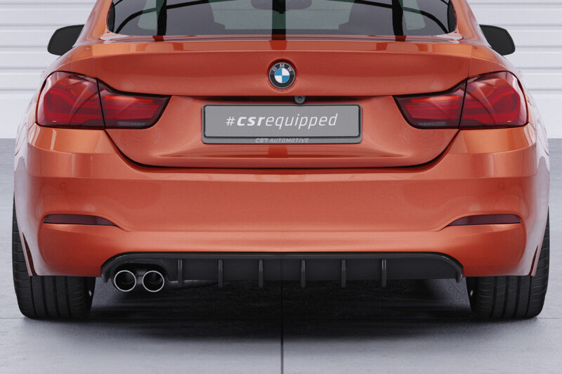 Difusor trasero CSR Automotive  para BMW Serie 4 (F36) Gran Coupé HA479-S Negro Mate 5