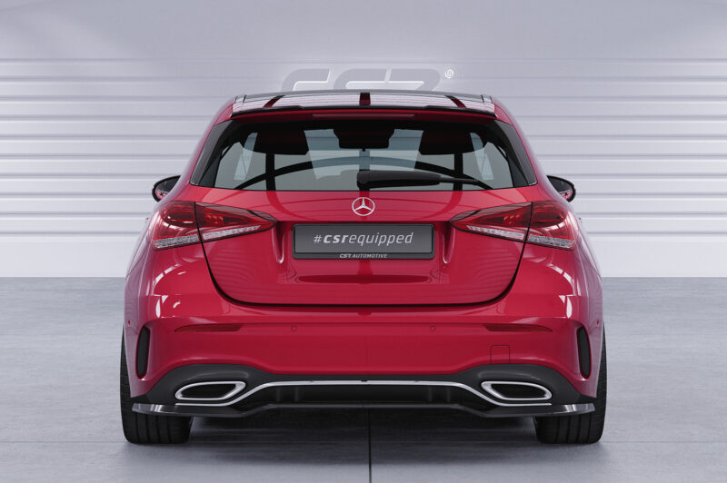 Difusor trasero CSR Automotive  para Mercedes-Benz Clase A (W177) AMG-Line HA483-S Negro Mate 6